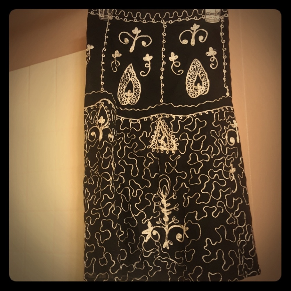 Black and White Skirt
